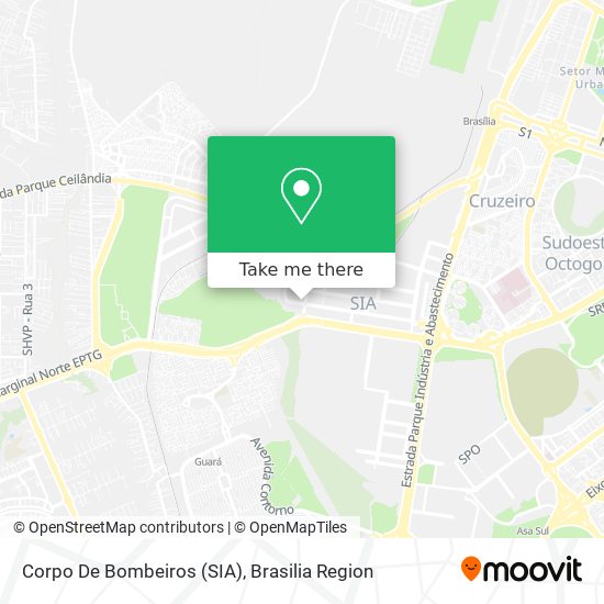 Corpo De Bombeiros (SIA) map