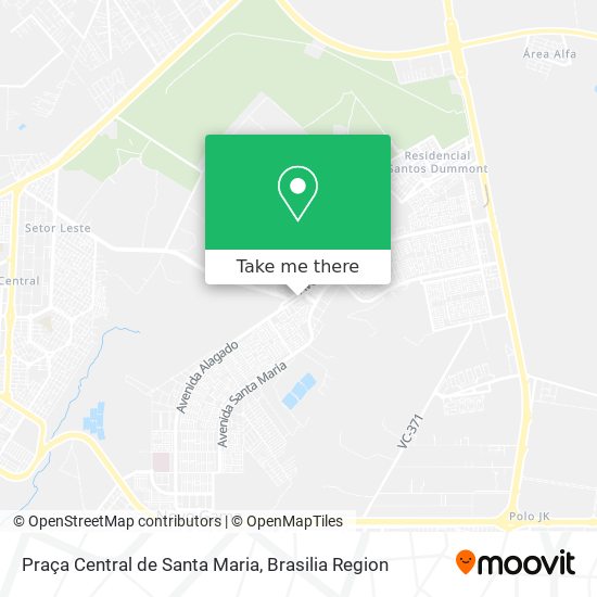 Praça Central de Santa Maria map