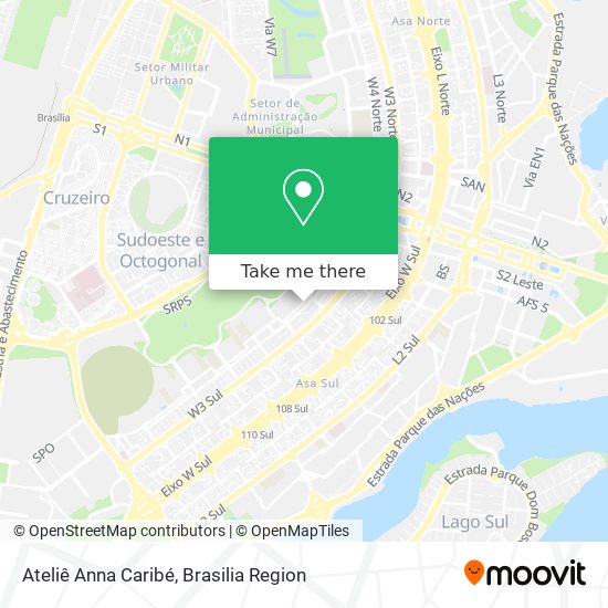 Ateliê Anna Caribé map