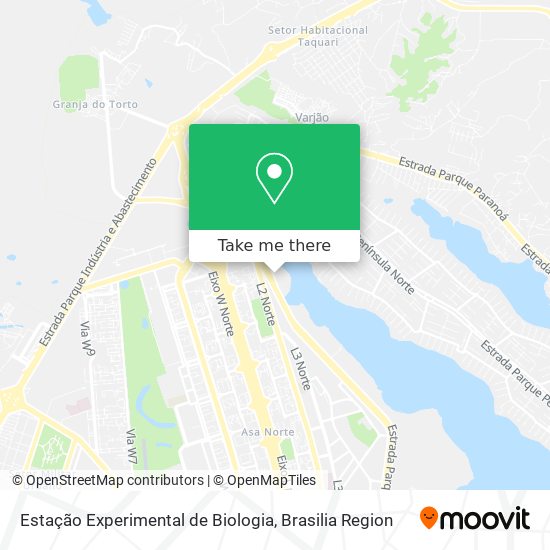 Estação Experimental de Biologia map