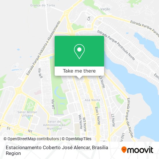 Estacionamento Coberto José Alencar map