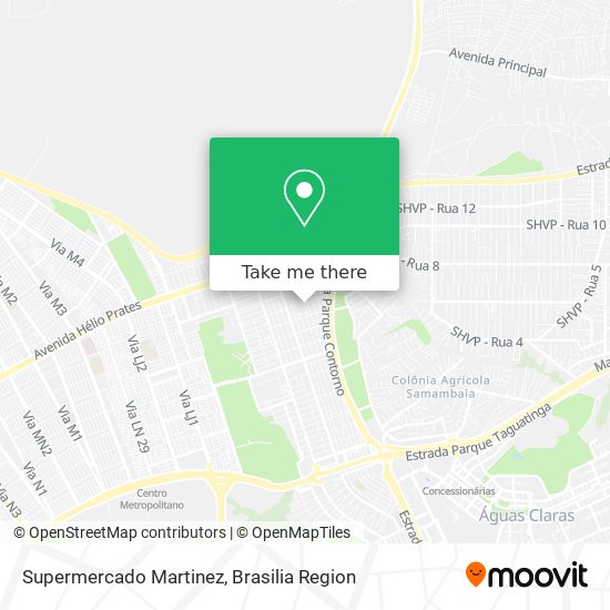 Supermercado Martinez map