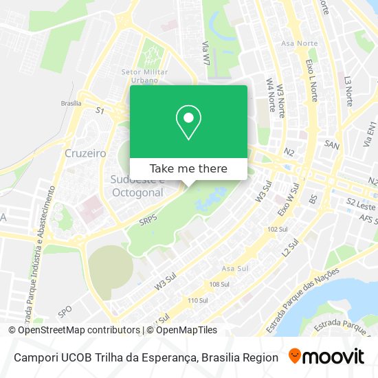 Campori UCOB Trilha da Esperança map