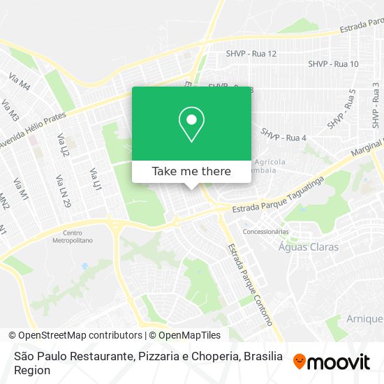 São Paulo Restaurante, Pizzaria e Choperia map