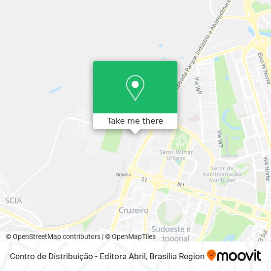 Centro de Distribuição - Editora Abril map