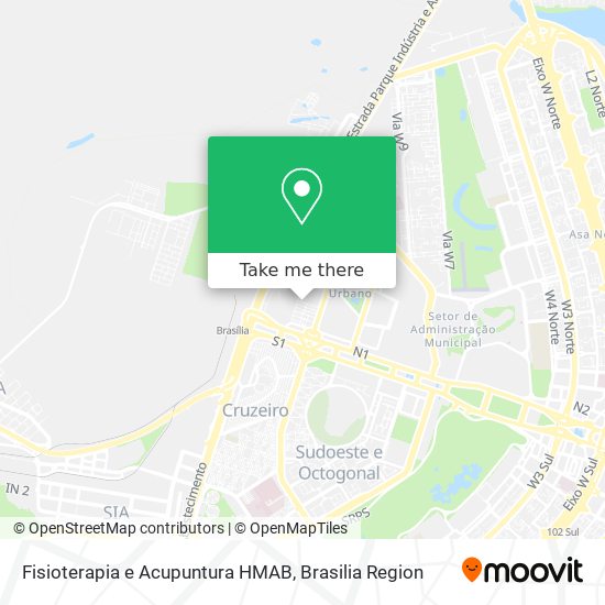 Fisioterapia e Acupuntura HMAB map