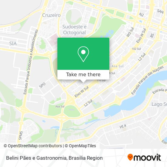 Belini Pães e Gastronomia map