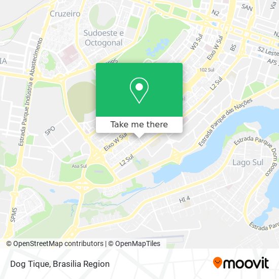 Dog Tique map