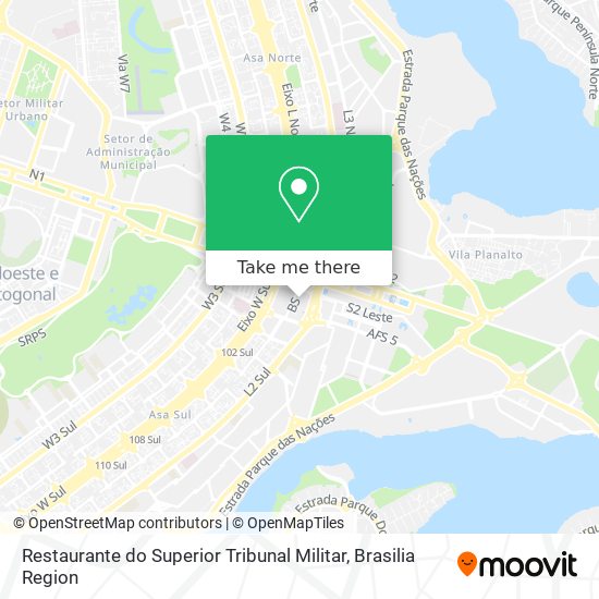 Restaurante do Superior Tribunal Militar map