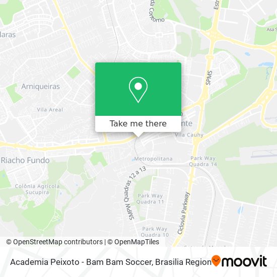 Academia Peixoto - Bam Bam Soccer map
