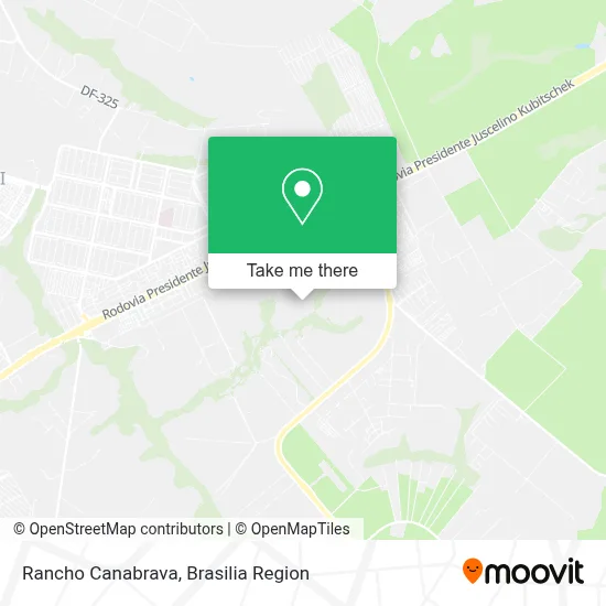 Rancho Canabrava map
