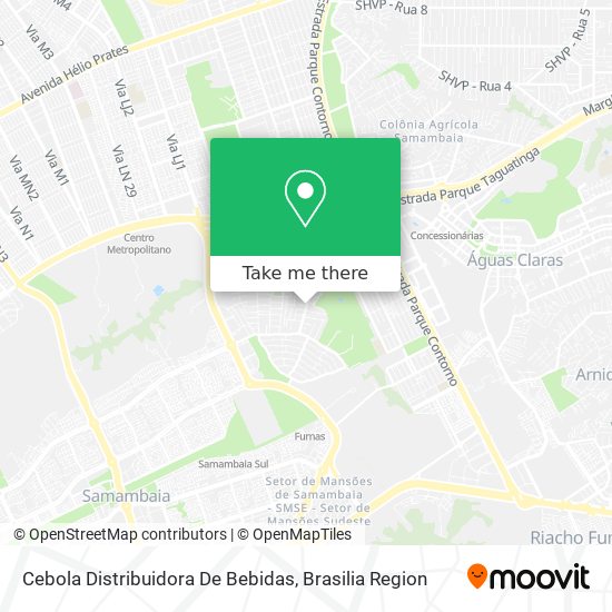Cebola Distribuidora De Bebidas map