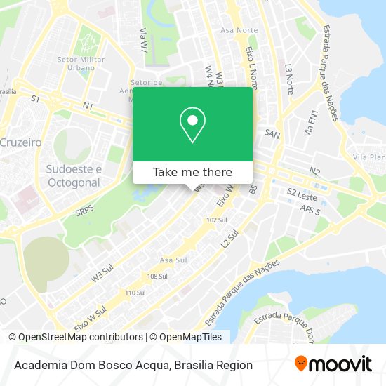 Academia Dom Bosco Acqua map