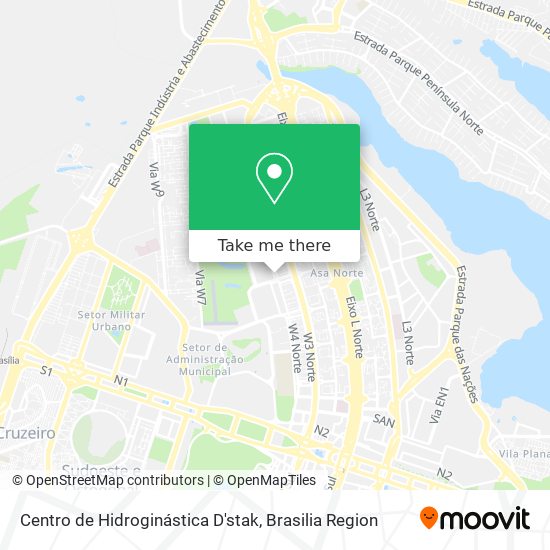 Centro de Hidroginástica D'stak map