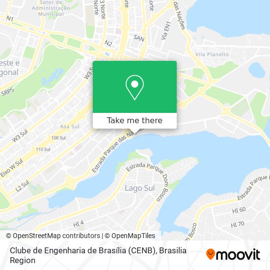 Clube de Engenharia de Brasília (CENB) map