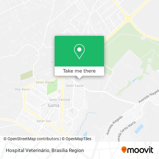 Hospital Veterinário map