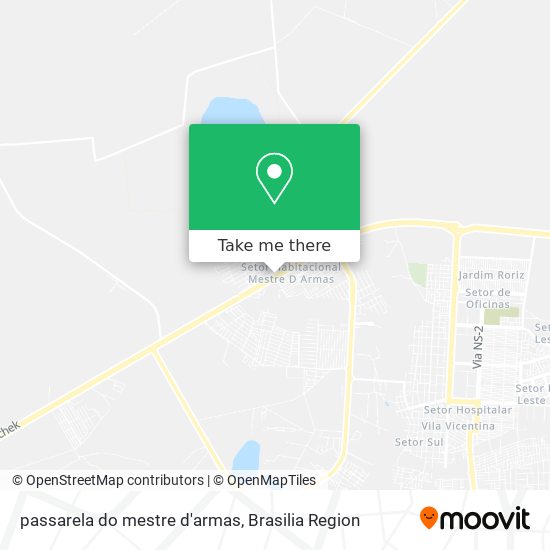 passarela do mestre d'armas map