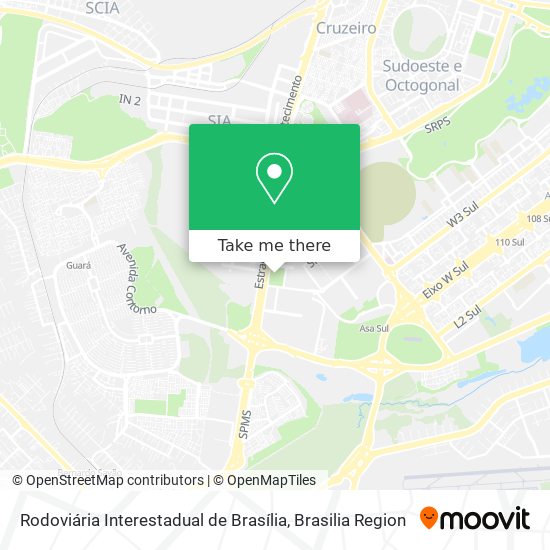 Rodoviária Interestadual de Brasília map