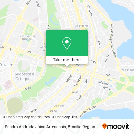 Sandra Andrade Jóias Artesanais map