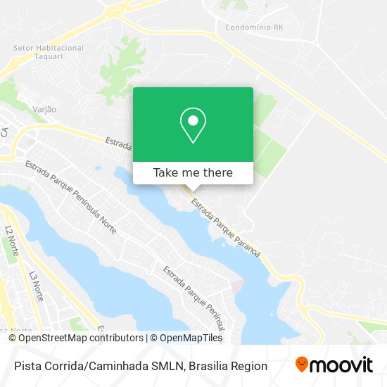 Pista Corrida/Caminhada SMLN map