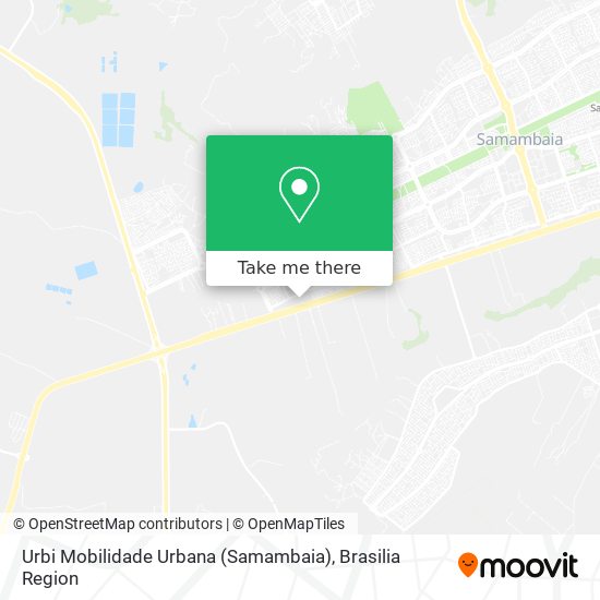 Urbi Mobilidade Urbana (Samambaia) map