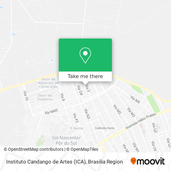 Instituto Candango de Artes (ICA) map