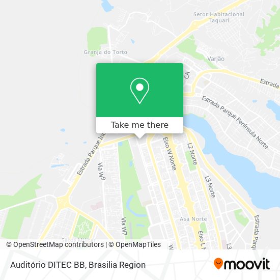 Auditório DITEC BB map