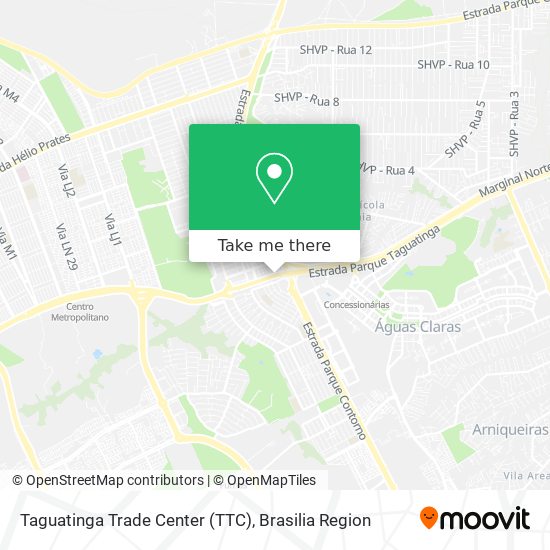 Mapa Taguatinga Trade Center (TTC)