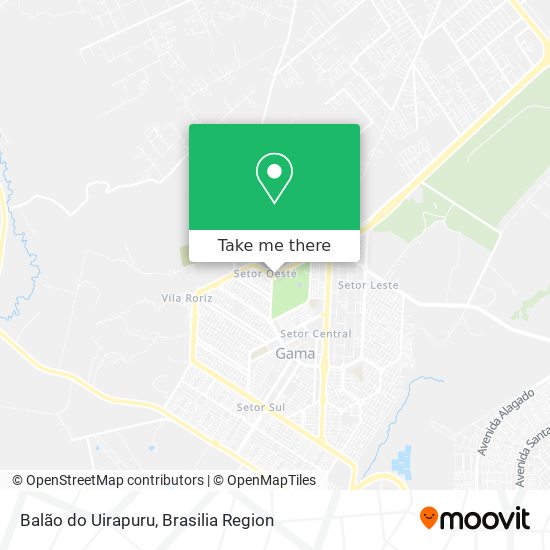 Balão do Uirapuru map