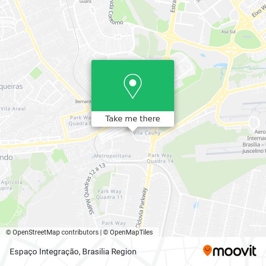 Espaço Integração map
