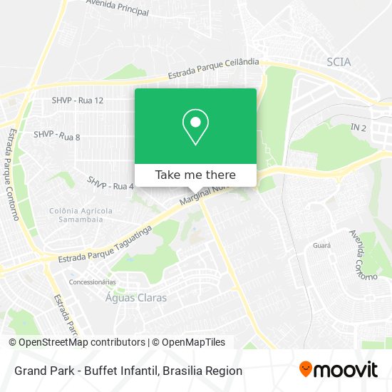 Grand Park - Buffet Infantil map