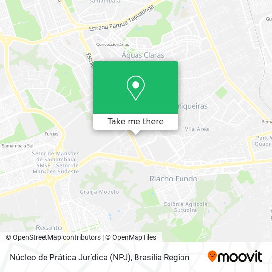 Núcleo de Prática Jurídica (NPJ) map