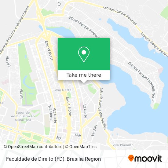 Mapa Faculdade de Direito (FD)