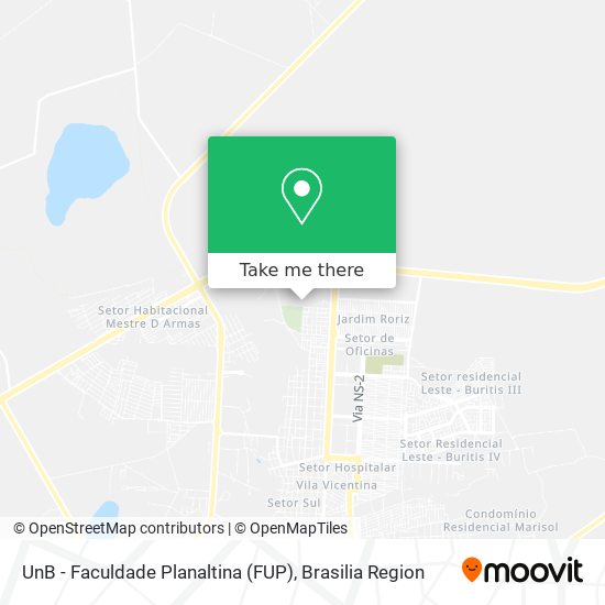 UnB - Faculdade Planaltina (FUP) map
