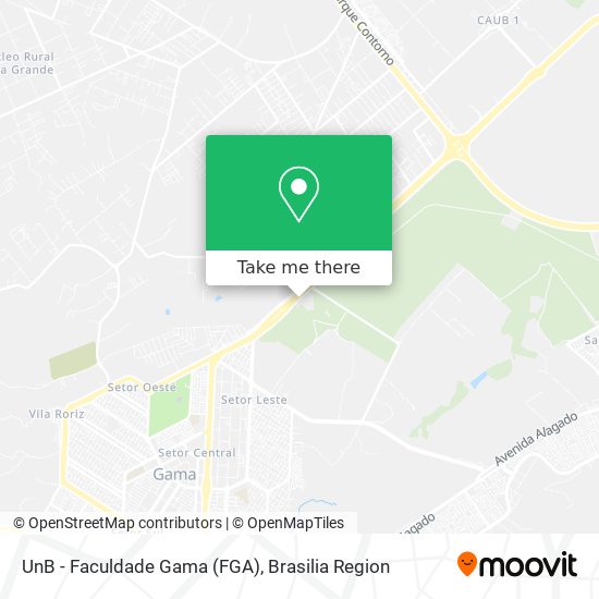 Mapa UnB - Faculdade Gama (FGA)