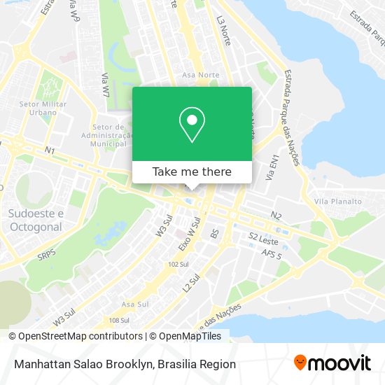 Manhattan Salao Brooklyn map