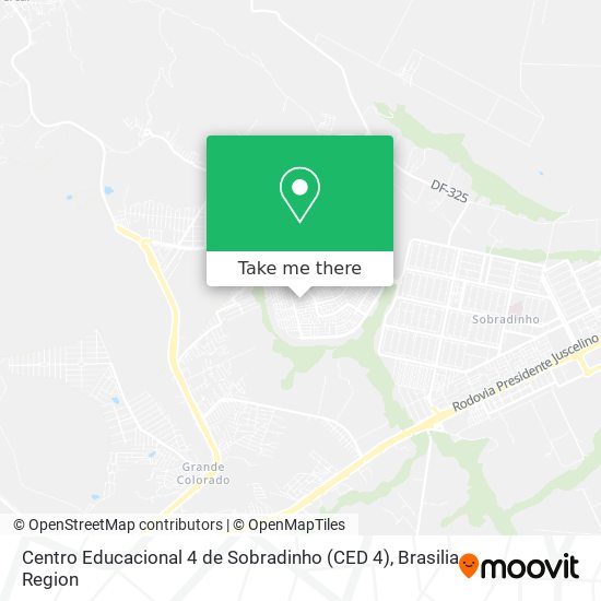 Centro Educacional 4 de Sobradinho (CED 4) map