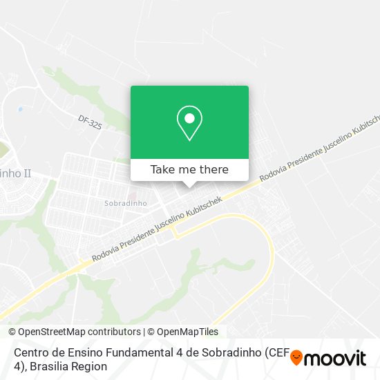 Centro de Ensino Fundamental 4 de Sobradinho (CEF 4) map