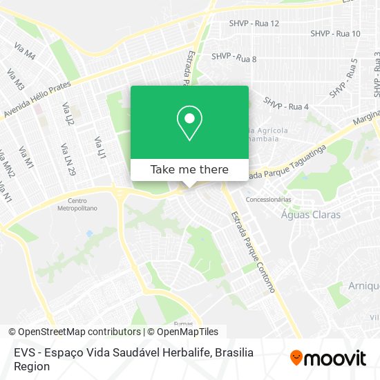 EVS - Espaço Vida Saudável Herbalife map