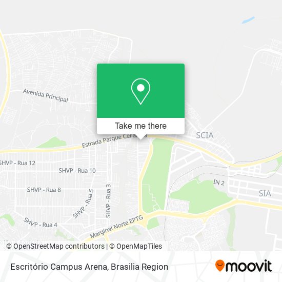 Escritório Campus Arena map
