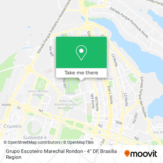 Grupo Escoteiro Marechal Rondon - 4° DF map