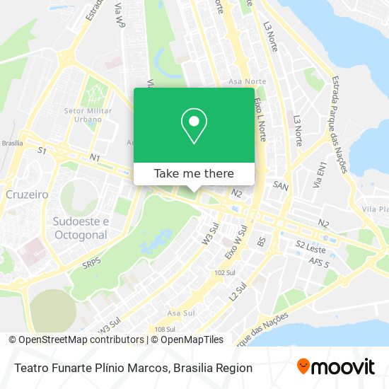 Teatro Funarte Plínio Marcos map