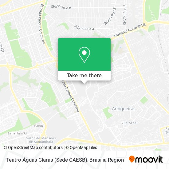 Teatro Águas Claras (Sede CAESB) map