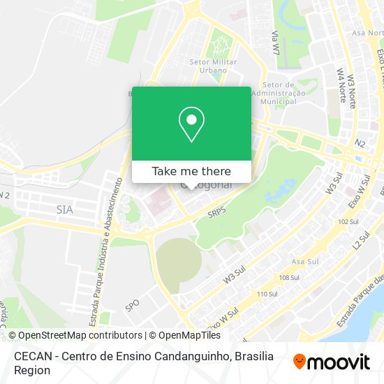 CECAN - Centro de Ensino Candanguinho map