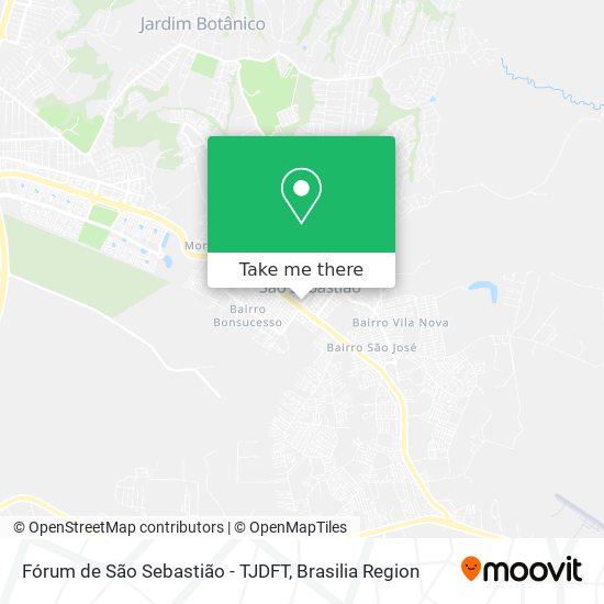 Fórum de São Sebastião - TJDFT map