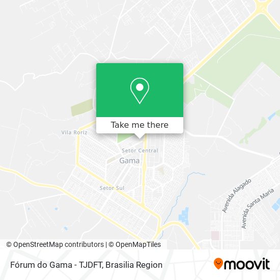 Fórum do Gama - TJDFT map