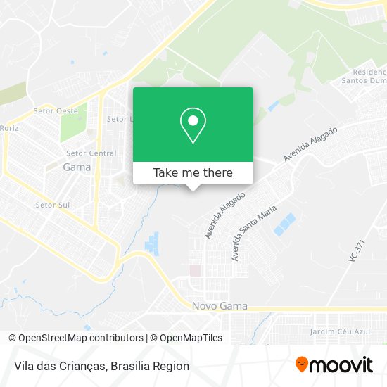 Vila das Crianças map