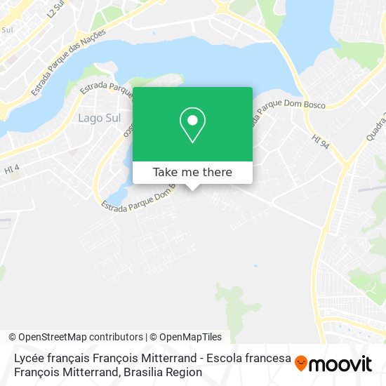 Lycée français François Mitterrand - Escola francesa François Mitterrand map