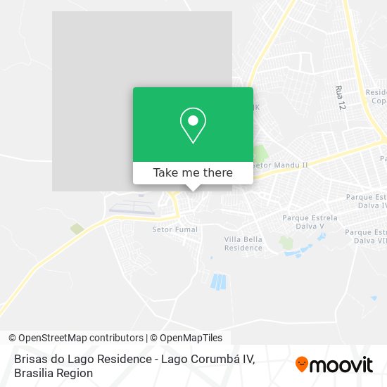 Brisas do Lago Residence - Lago Corumbá IV map