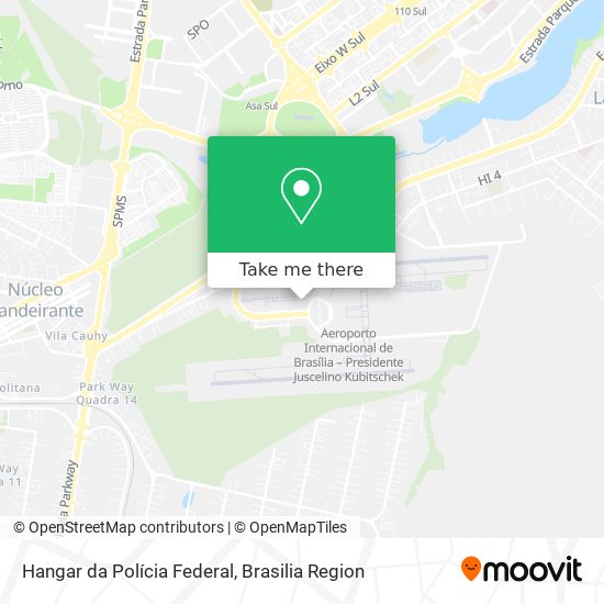 Hangar da Polícia Federal map